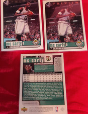 Upper Deck Walter McCarty Boston Celtics 1997-98 UD Choice NBA Card Lot 3
