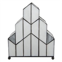Lumilamp 5LL-6119 Tischlampe Tiffany 30X4X25 Cm E14/Max 1X40W Beige
