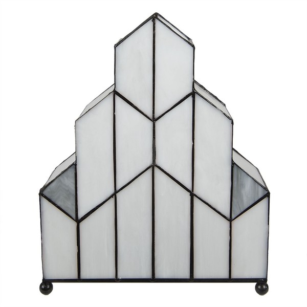Lumilamp 5LL-6119 Tischlampe Tiffany 30X4X25 Cm E14/Max 1X40W Beige-image