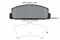 Textar Bremsbelagsatz Scheibenbremse 2404501 FüR Mazda 626 Premacy GG GY 323 RX