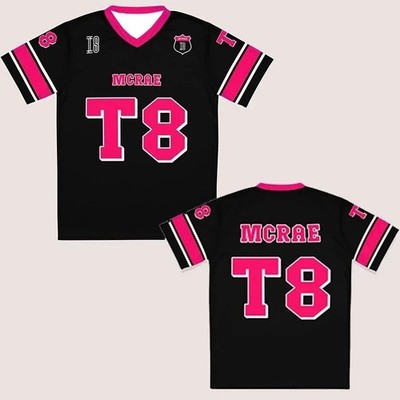 Tate McRae Jersey V-Neck New Summer Men's and Women's Shirt TA419