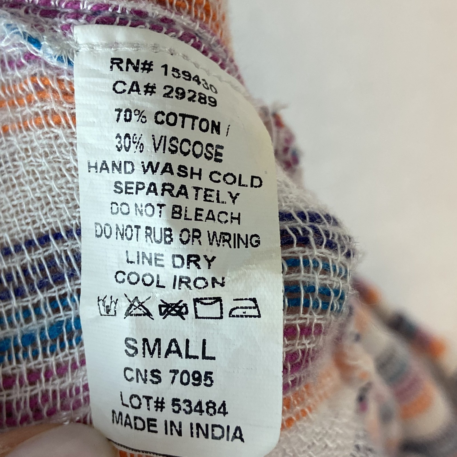 Elan Tube Jumpsuit Romper Women's Small Multicolor Rainbow Wide Leg Tassel