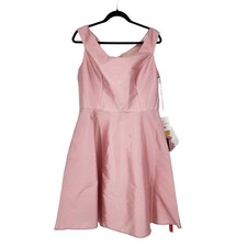 Alfred Sung Cocktail Length Off-The-Shoulder Dress Twirl Style D686 NWT size 16