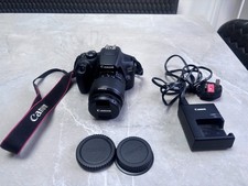 Canon EOS 1300D DSLR Camera + EF-S 18-55mm Lens, Charger & Strap - Good