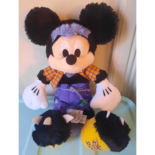 Disney Topolino Lupo Mannaro Halloween Peluche 13" Disney Store Esclusivo Raro HTF - Foto 2 di 6