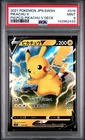 2021 POKEMON JAPANESE SWORD & SHIELD FAMILY POKEMON CARD GAME PIKACHU V PSA 9