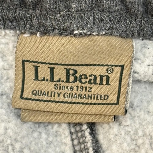 LL Bean Jogginghose Herren Large Fleece-Mischung Lounge sportlich Reißverschluss Bein Hose - Bild 8 von 15