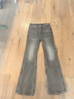 Balenciaga Unisex Jeans Bootcut grau, mittlere Waschung, Baumwolle W68 L74