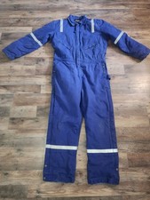 Walls Heavy Duty Insulated Coveralls Dark Blue Medium Regular Reflective