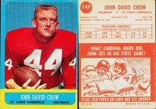 1963 Topps Football Card #147 John David Crow