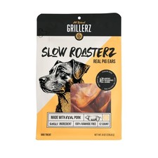 Real Pig Ears, 12 Count, Single Ingredient, All Natural Pig Ears for Dogs, Do...