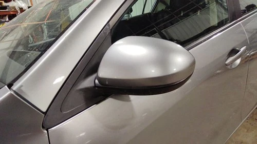 2010-2013 Mazda 3 LH Driver Power Non-Heated Door Mirror Liquid Silver-38P