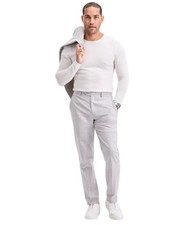 Bar Iii Mens Slim fit Dress Pants 36 / 34 Light Grey Solid Stretch
