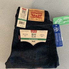 Levi Strauss New kids Jeans 511 Slim Stretch Soft Size Reg size 10 W25 X L26