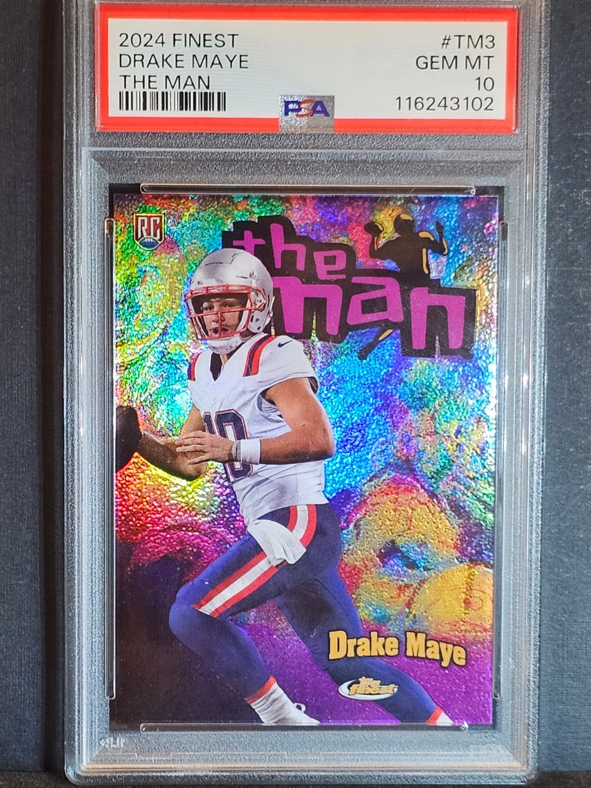Drake Maye Topps Finest the Man #TM3 Base