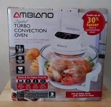 Ambiano Digital Turbo Convection Oven/Bake Broil Grill Steam Roast* New Open Box