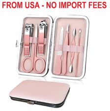 Premium Manicure Set, 7 in 1 Professional Nail Clippers Scissors Pedicure Kit, S