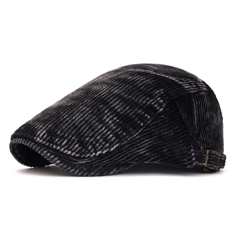 Black Solid Newsboy Cap Hats for Men for sale | eBay