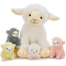 Kuscheltier Schaf Plüschtier Stofftier Geschenk Kinder Baby Mädchen Weihnachten