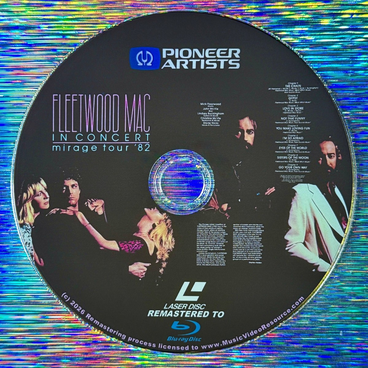 FLEETWOOD MAC LIVE mirage tour 1982 (2026 Remaster to BLU-RAY
