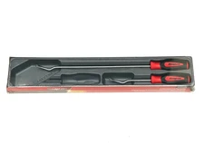 Snap On Tools NEW ASGD102BR 2pc Soft Grip Dished Trim Pad Tools 10" & 20" Length