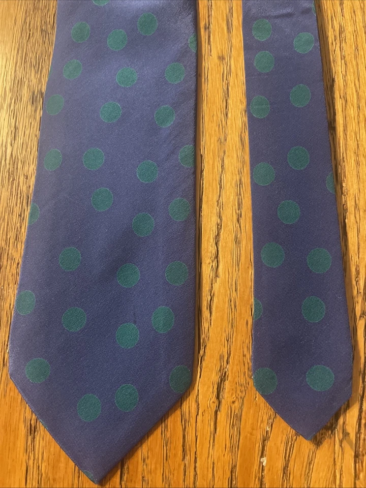 Corbata a lunares de seda Tino Cosma usada en excelente estado hecha en Italia Foto 4 de 4