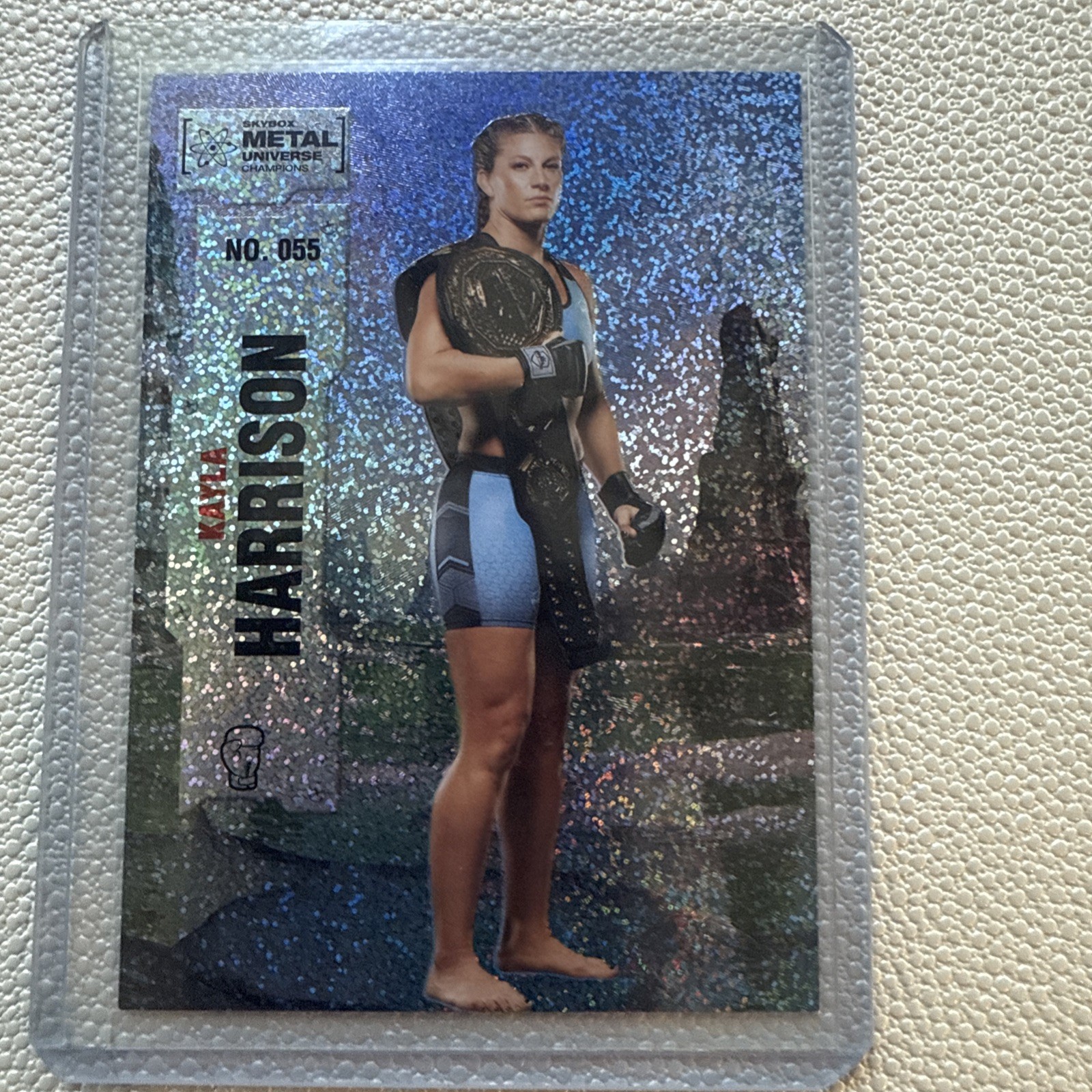 2022 Skybox Metal Universe Champions #55 Kayla Harrison Silver Dots/299