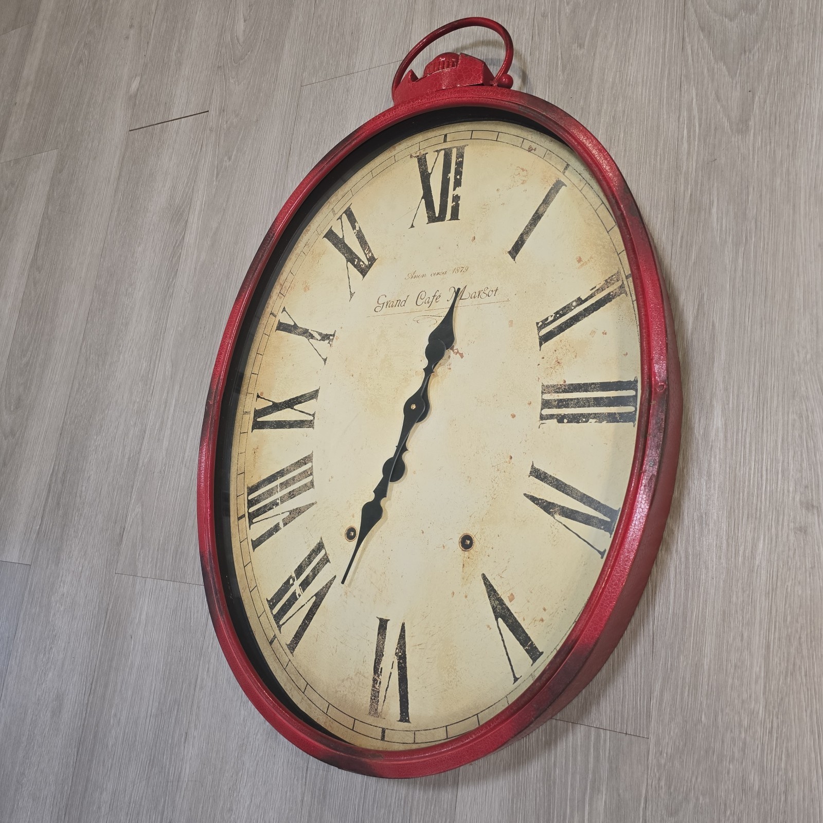 Grand Cafe Marsot Pocket Watch Wall Clock Farmhouse French Country 34" Huge! HTF