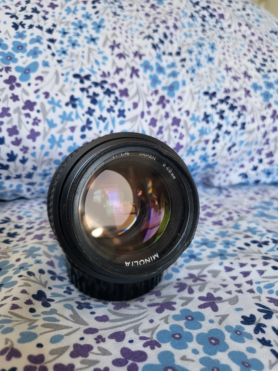Minolta MD f/1.4 Lenses 50mm Focal for sale | eBay