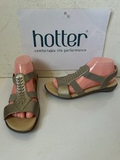 Hotter Beam Slingback Leather Sandals Size UK 6 EU 39