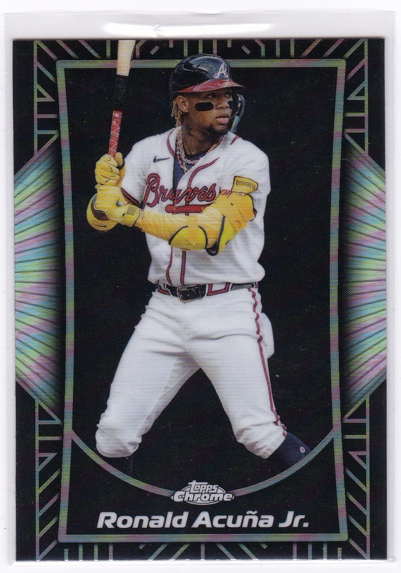 Ronald Acuna Jr SHADOW ETCH SP 2025 Topps Chrome #SE-3