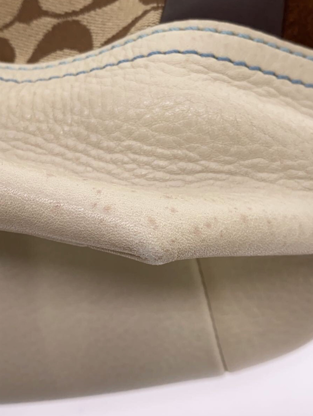 Vintage COACH patchwork Leather One shoulderBag M… - image 8