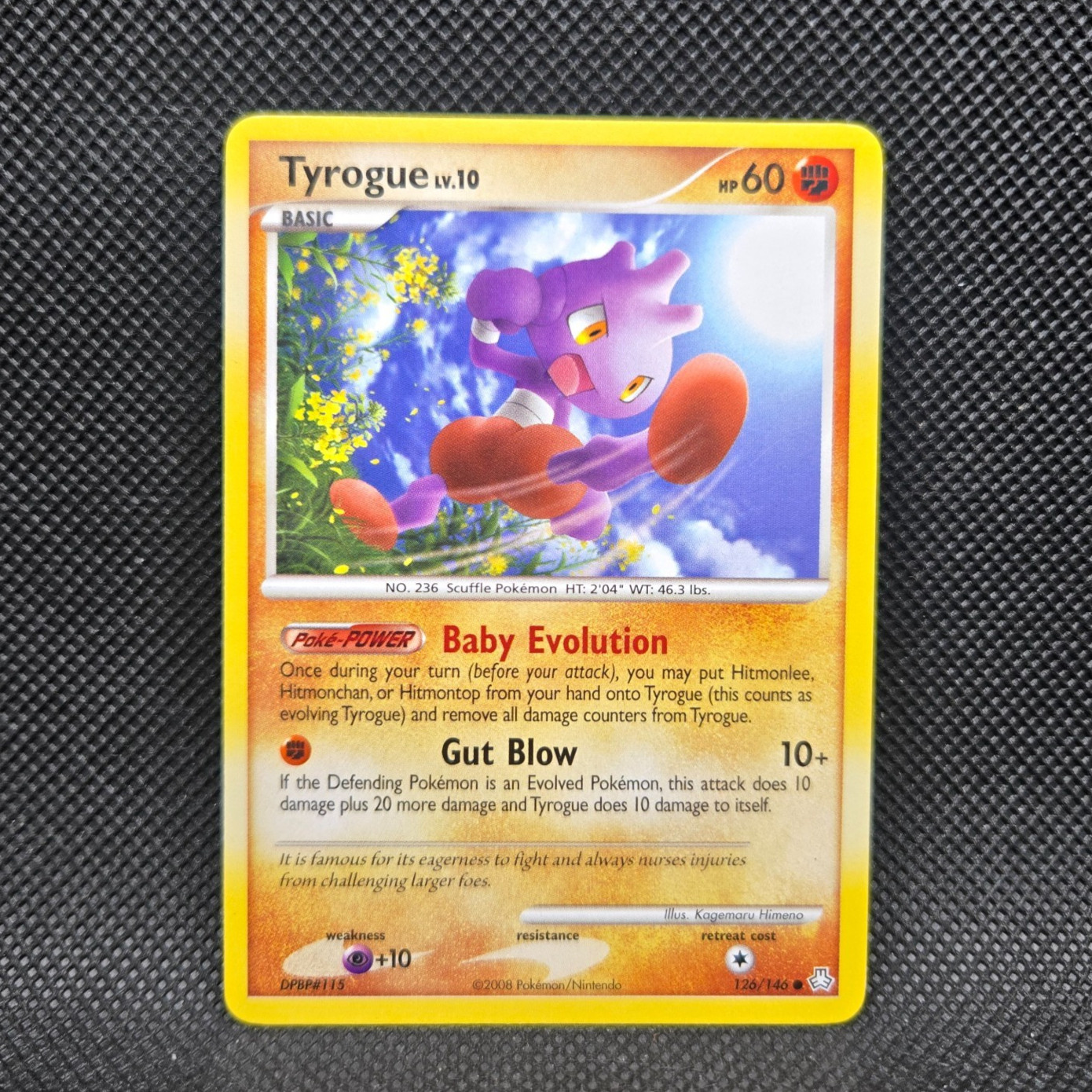 Pokemon Tyrogue (Legends Awakened) 126/146 (NEAR MINT)