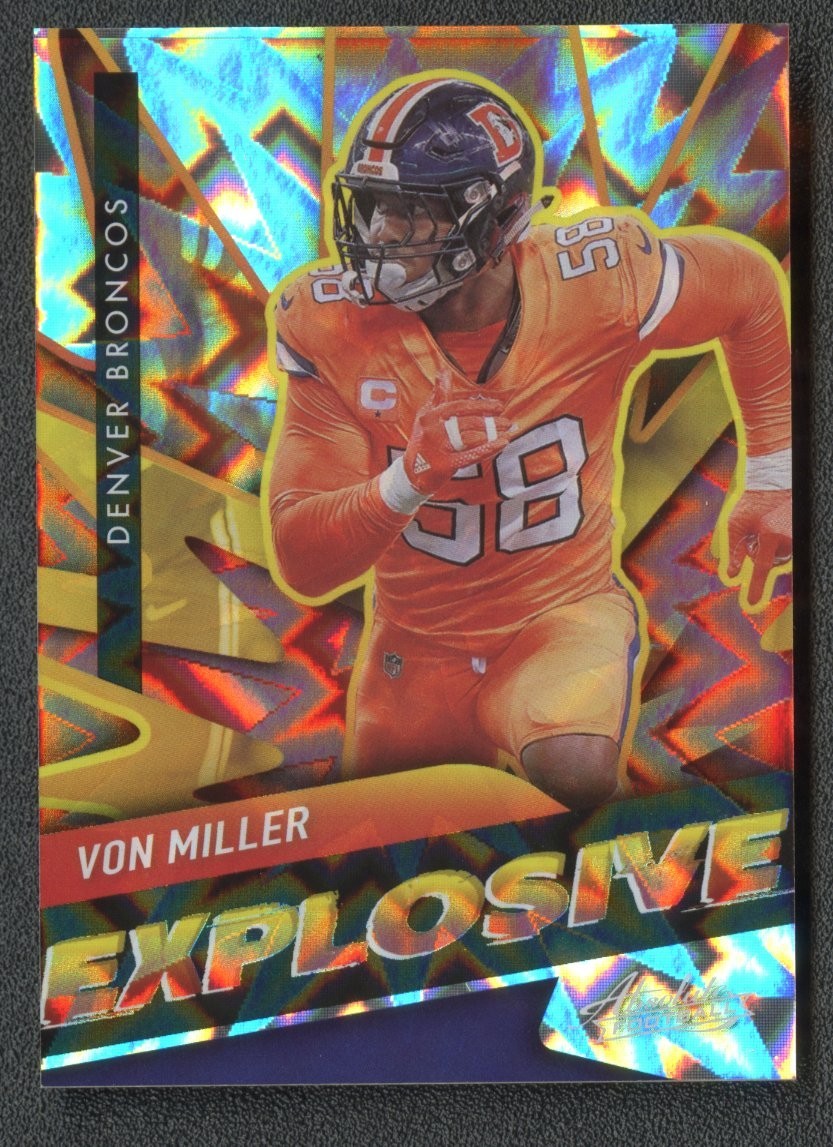 2021 Panini Absolute Von Miller Explosive SSP #E13 Denver Broncos
