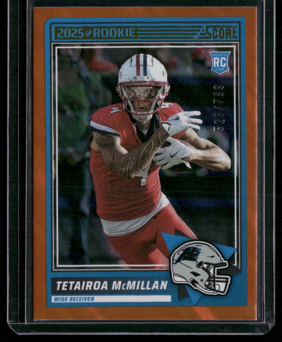 2025 Score #17 Tetairoa McMillan Lava #/799
