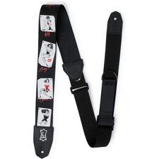 Levy's MPRH Poly Right Height Polyester 2" Guitar Strap, Pin Up