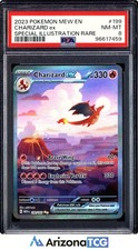 Pokemon 2023 Charizard ex 199/165 SIR Scarlet & Violet 151 PSA 8