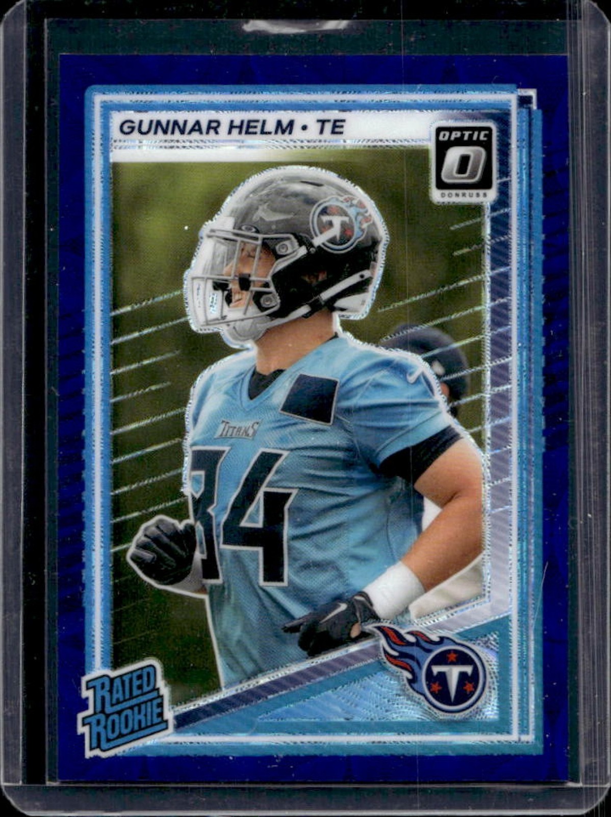 2025 Panini Donruss Optic Gunnar Helm Rated Rookie Purple Scope Prizm #294