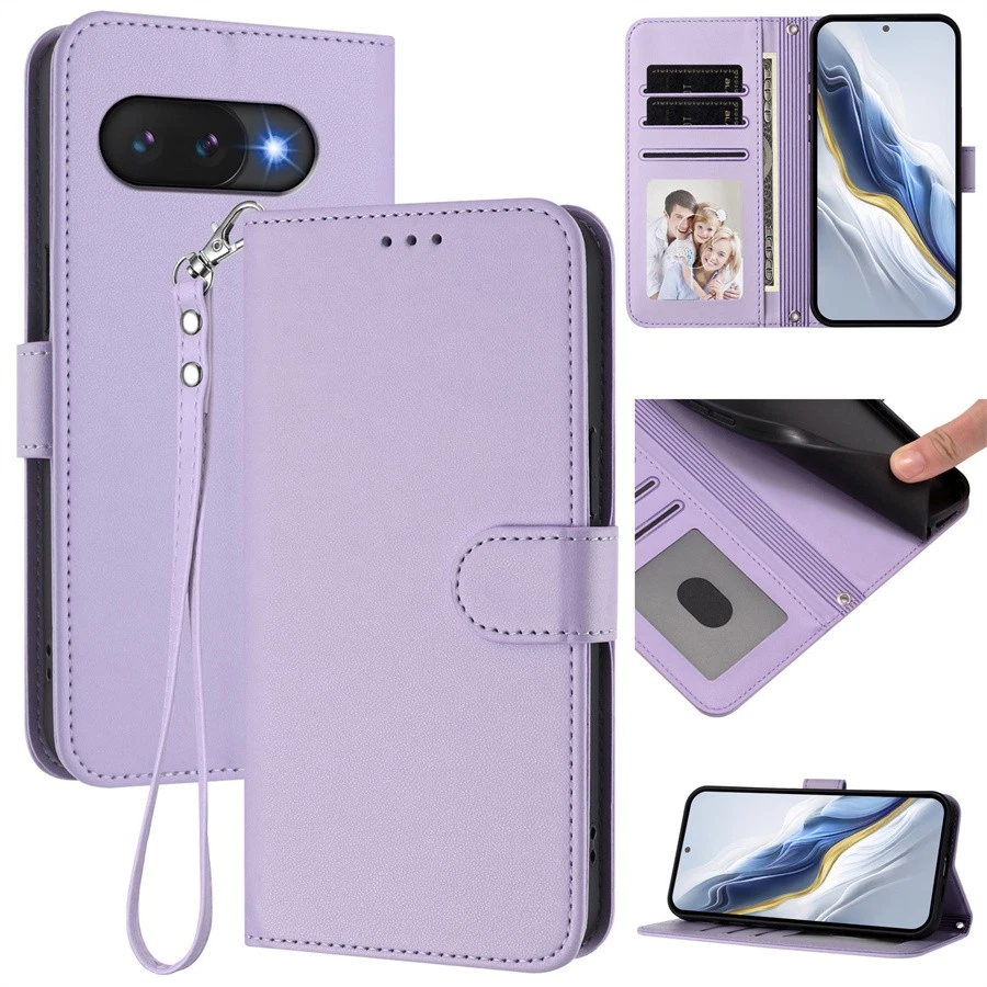 For Google Pixel 10 9 9A 8A 8 7 7A 6 Luxury Leather Wallet Case Phone Case Cover - Image 3 of 4