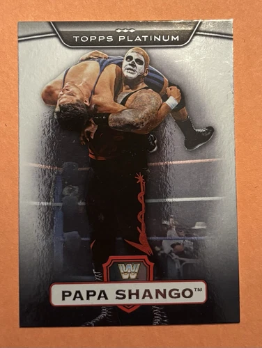 2010 Topps Platinum WWE Papa Shango #83 
