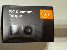 EKWB EK-Quantum Torque HDC-12 Black With Nickel Rings Rigid Compression Fittings