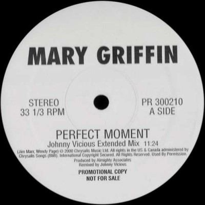Mary Griffin - Perfect Moment 12'' Promo Vinyl Electronic House, Trance 66605