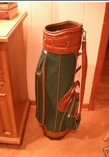 Wilson X  Johnnie Walker Golf Bag Very Rare vintage Leather Trim