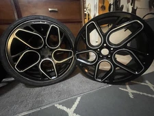 4 GWG BREMEN 20 inch STAGG Satin Black Machine Rims fits MERCEDES S400 HYBRID