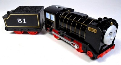 2013 Mattel Thomas & Friends Hiro Motorized Engine & Tender - Tested - Works