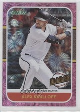 2021 Panini Donruss Highlights Pink Fireworks Alex Kirilloff #HI6 9cx