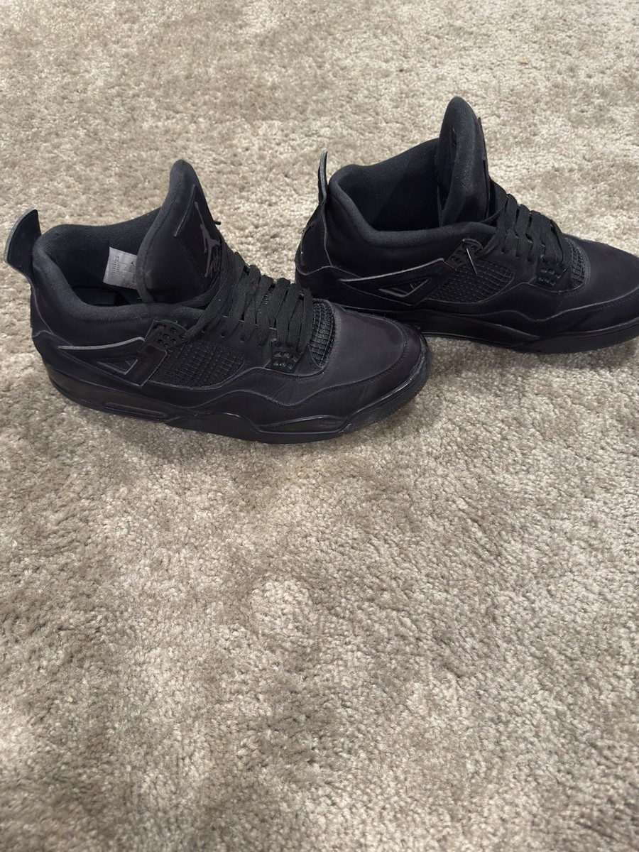 Size 12 - Jordan 4 Retro Mid OG Black Cat 2020 USED NO BOX | eBay