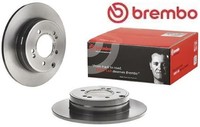 2X Bremsscheibe Brembo 08.A708.11 2 Bremsscheiben Hinterachse Hinten