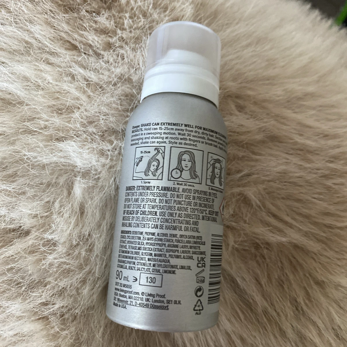 Living Proof Perfect Hair Day Advanced Clean Dry Shampoo 90ml Travel Size New