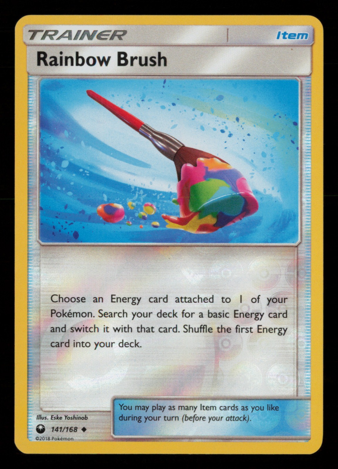 Rainbow Brush Reverse Holo Uncommon SM - Celestial Storm 141/168 LP